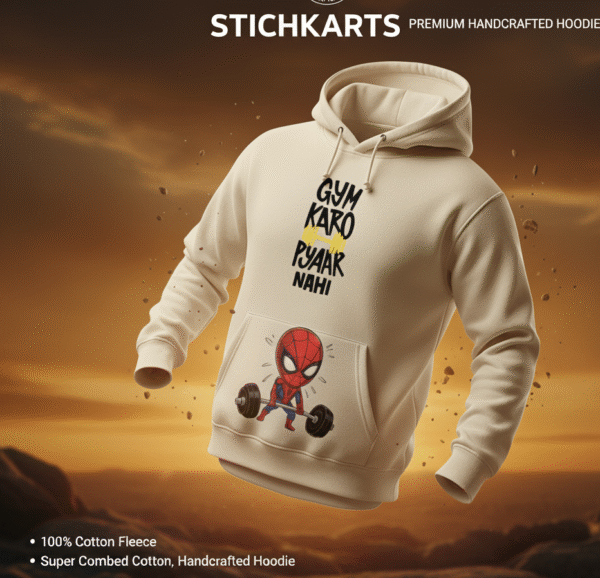 premium handcrafted hoodie deep blue (copy)