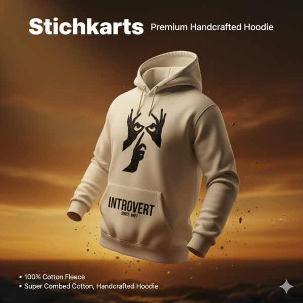introvert premium handcrafted hoodie (copy)
