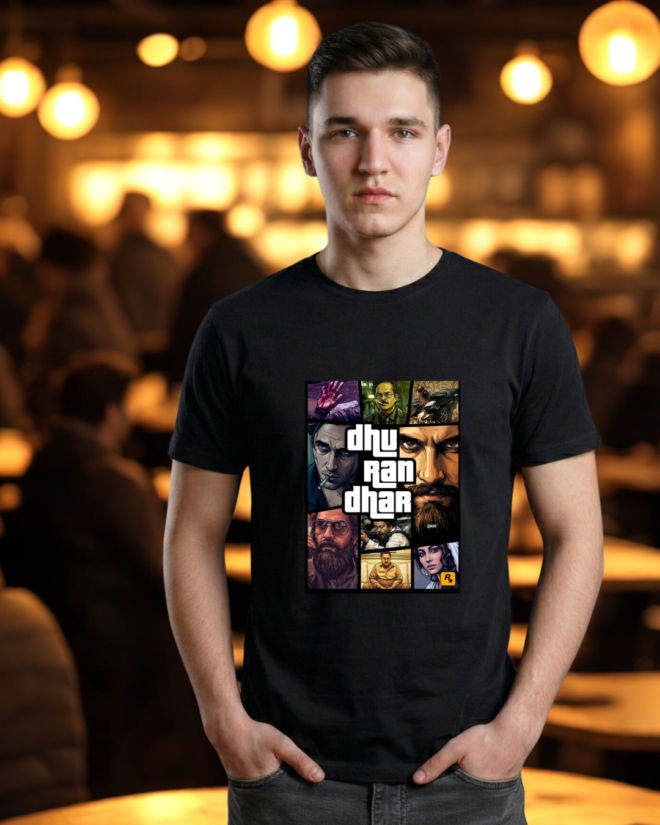 live laugh love premium regular fit men's wear (animal front )