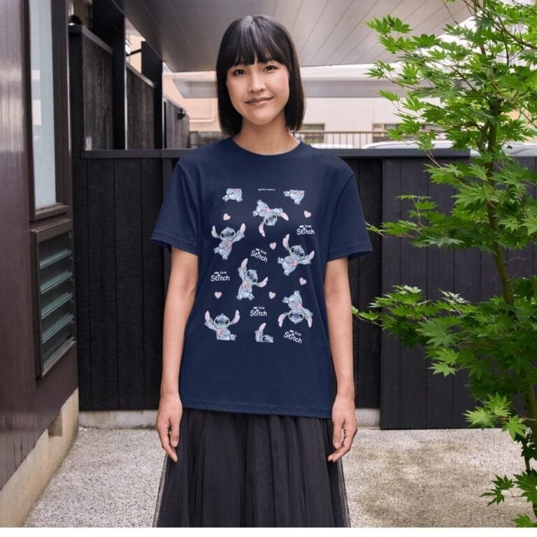 Home we love stitch premium regular fit only for beautiful girls (front) (copy)