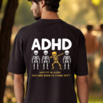 adhd friends premium regular fit men's wear (animal back)